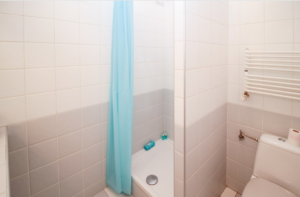 showering area