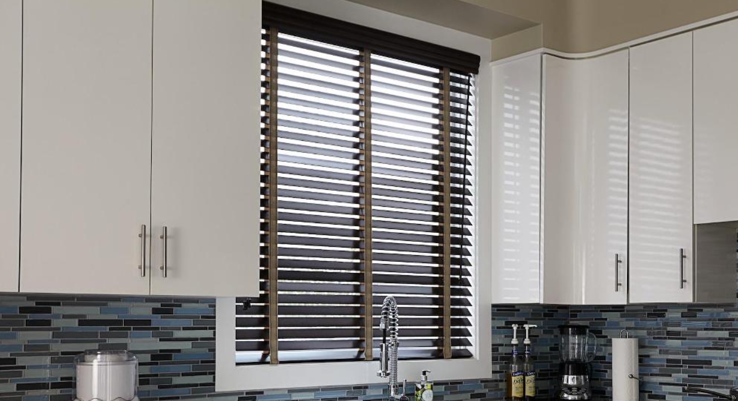 wooden blinds